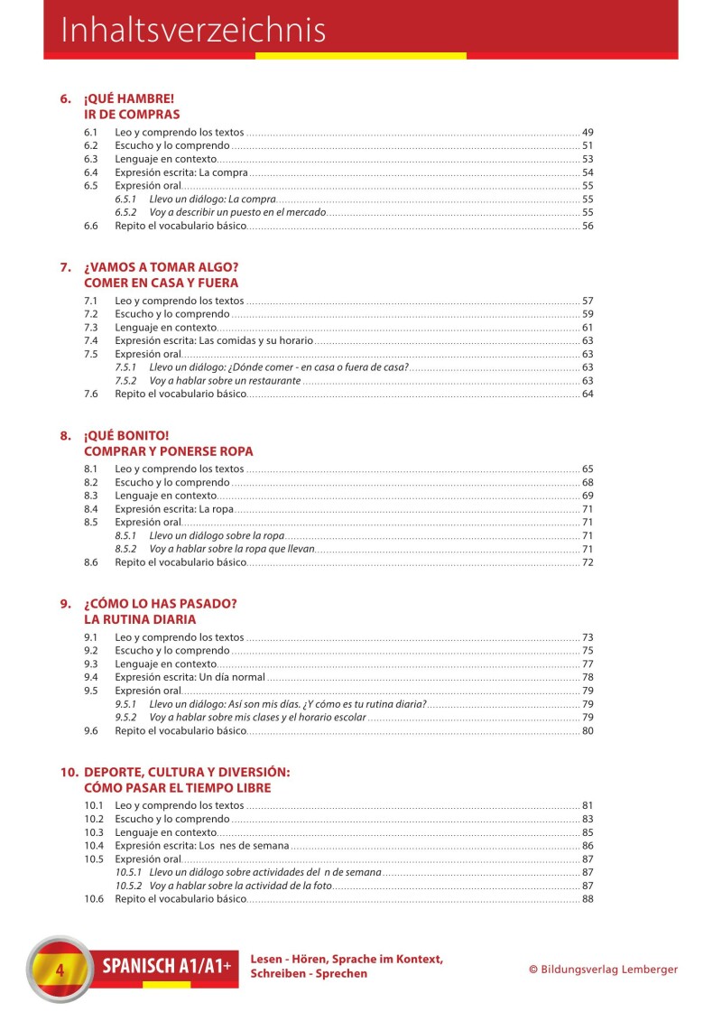 Spanisch A1/A1+ Hören-Lesen _Übungsbuch inkl. Audio-CD