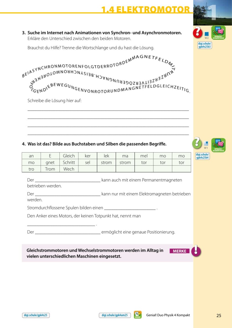 Genial! DUO Physik 4 – KOMPAKT v1.1 (mit Wortschatzheft und Lösungsheft)