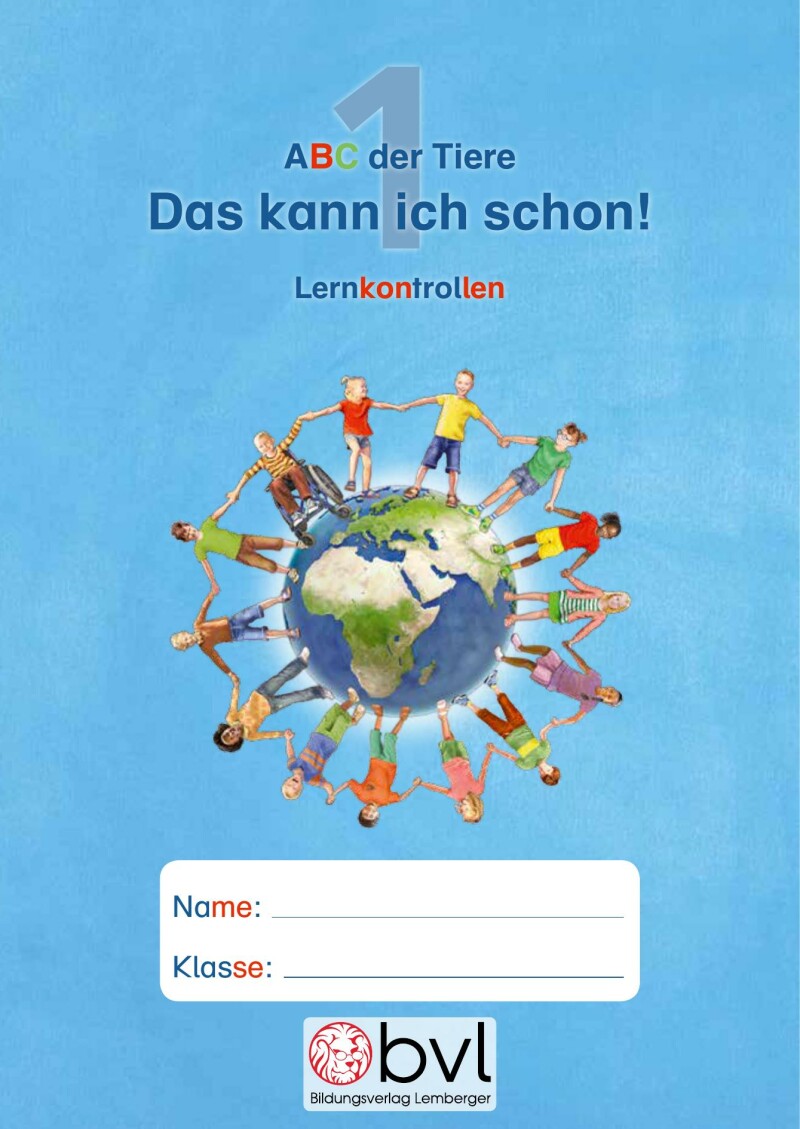 ABC der Tiere 1 - Schulbuch: Lesen in Silben - Lernkontrollen