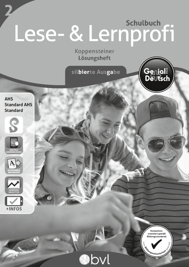 Genial! Deutsch 2 - Lese- und Lernprofi IKT - Version 3.1: Schulbuch silbierte Ausgabe - Lösungen