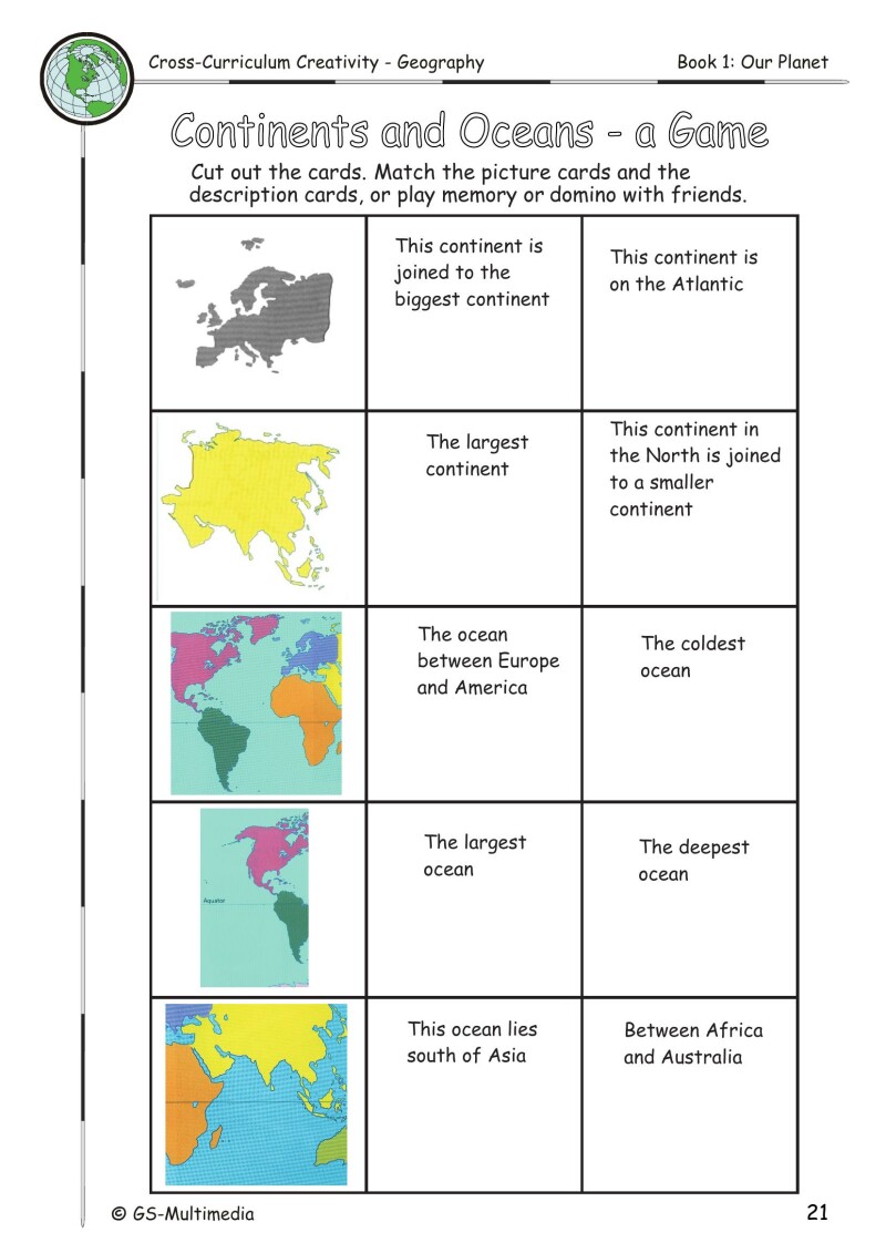 Cross Curriculum Creativity – Geography – Book 1: Our Planet