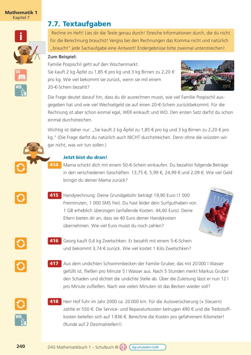 DAS Mathematikbuch 1 IKT – Schulbuch LP’23 v.1.1 / Teil 2 für das 2. Semester