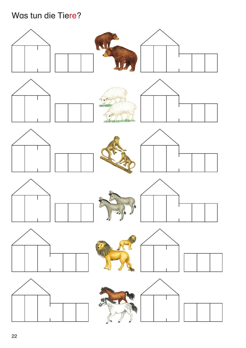 ABC der Tiere 1 - Schulbuch: Arbeitsheft - Spontane Schreibung der Doppelkonsonanten