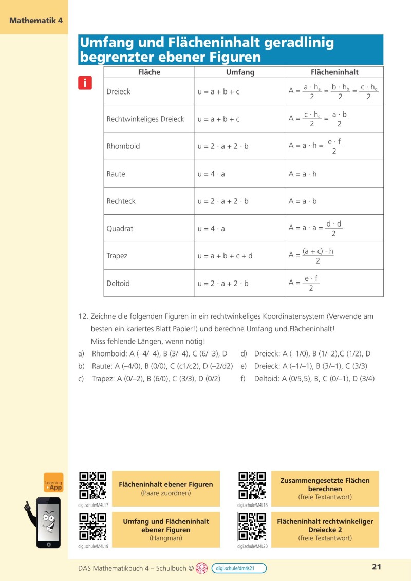 DAS Mathematikbuch 4 - Schulbuch IKT_Version 2.2: Mit Digitaler Grundbildung, Hörbuch, HÜ-/SÜ-Manager, Learning analytics, Lernvideos