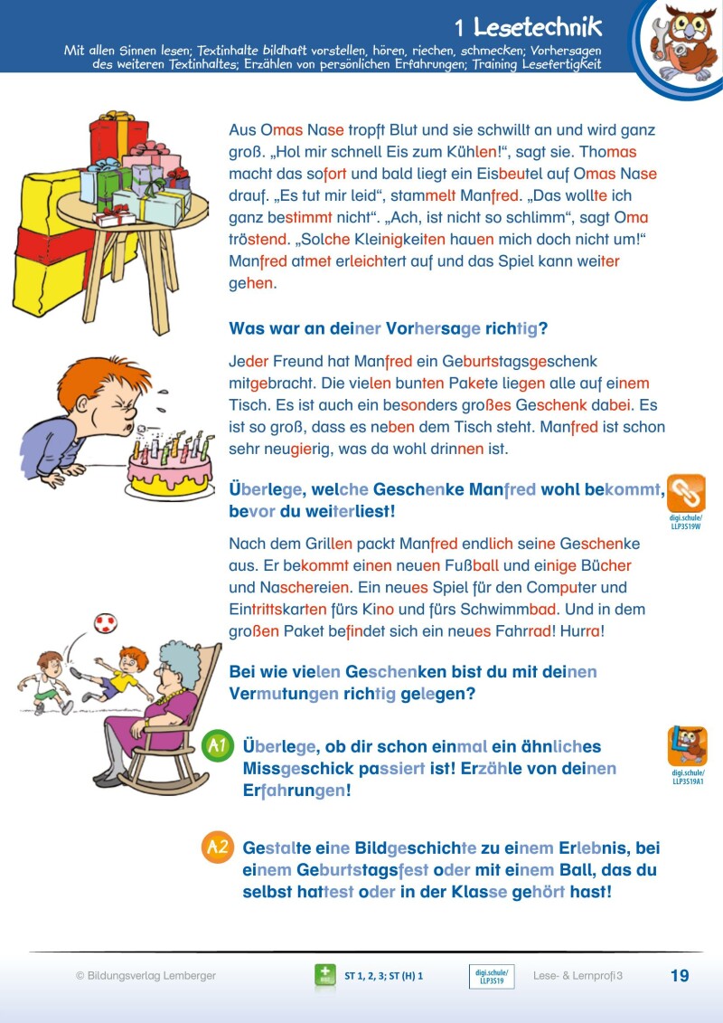 Lese- und Lernprofi 3 - Schulbuch NEU: Silbierte Ausgabe