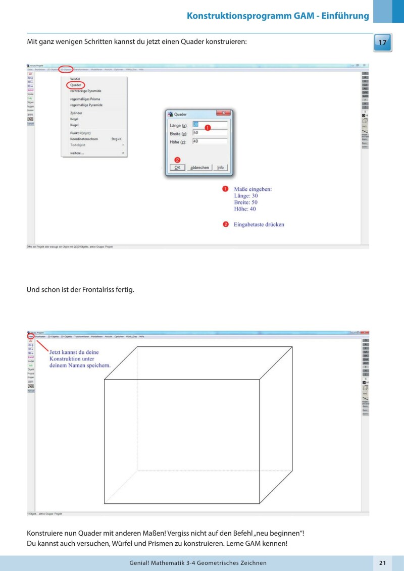 Genial! Mathematik 3-4 – Geometrisches Zeichnen v1.1