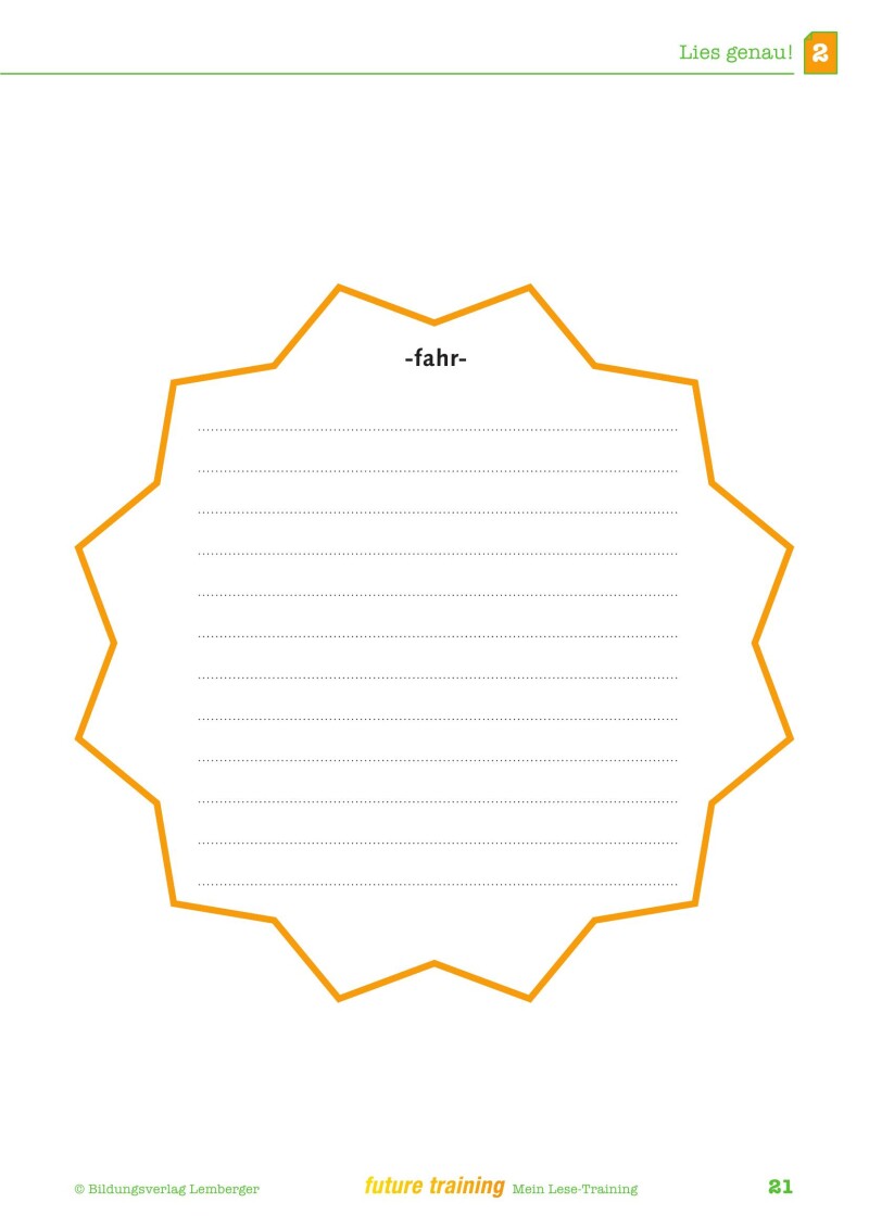 Kompetenz Lernen® - future training - Mein Lese-Training