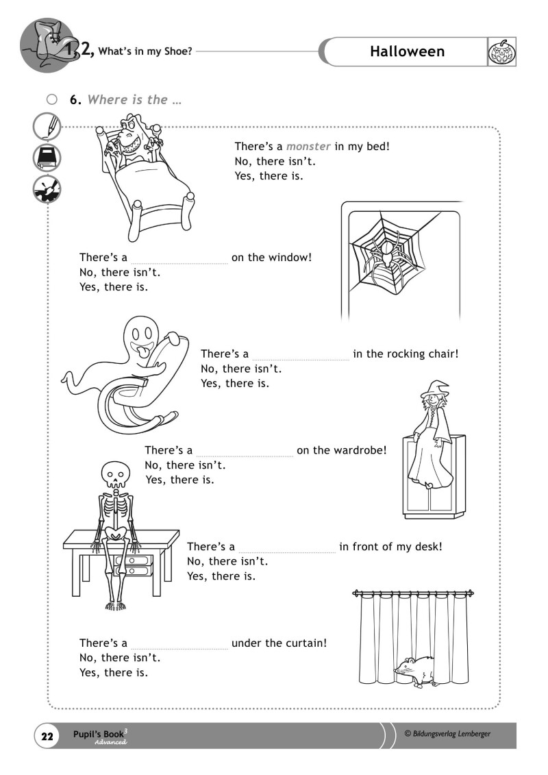 1,2, What‘s in my Shoe? – Pupil‘s Book 3 – Advanced