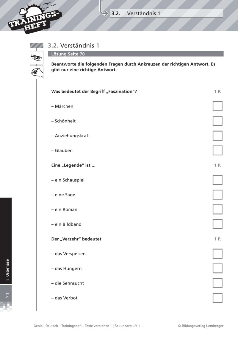 Genial! Deutsch – Trainingsheft Texte verstehen 2 – Sachtexte und Lernkontrollen – Sek 1