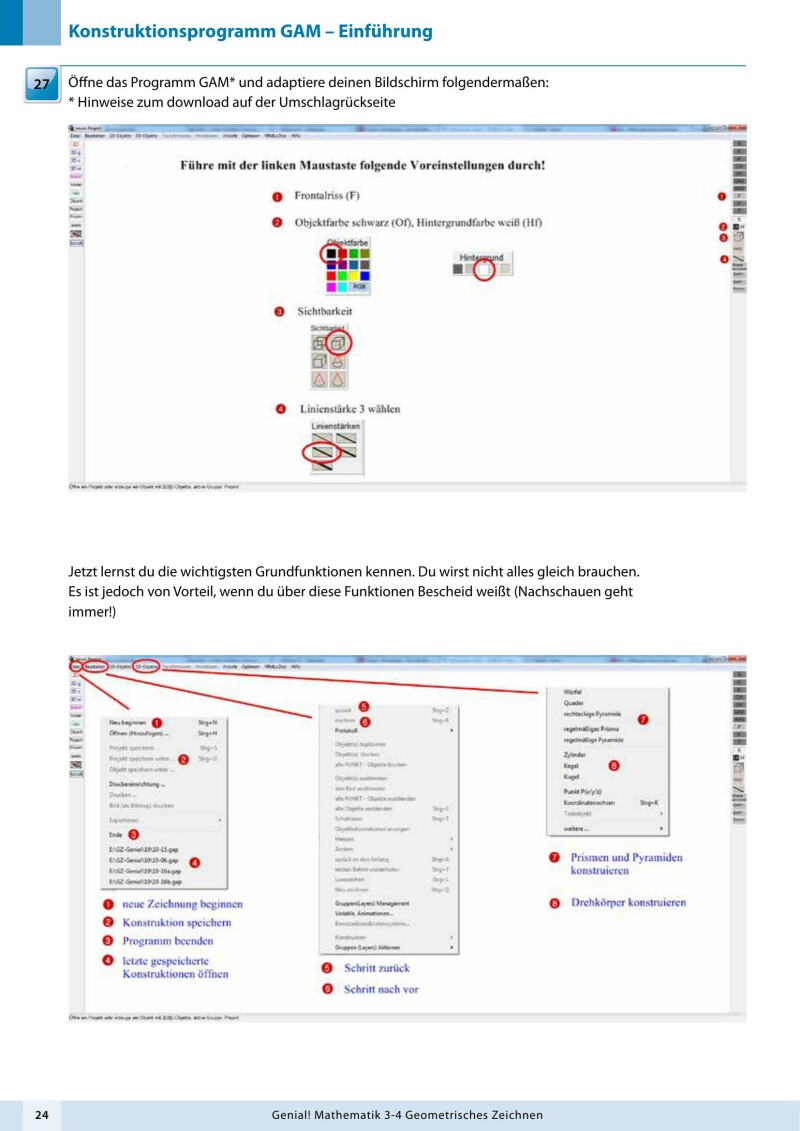 Genial! Mathematik 3-4 – Geometrisches Zeichnen – Schulbuch LP’23