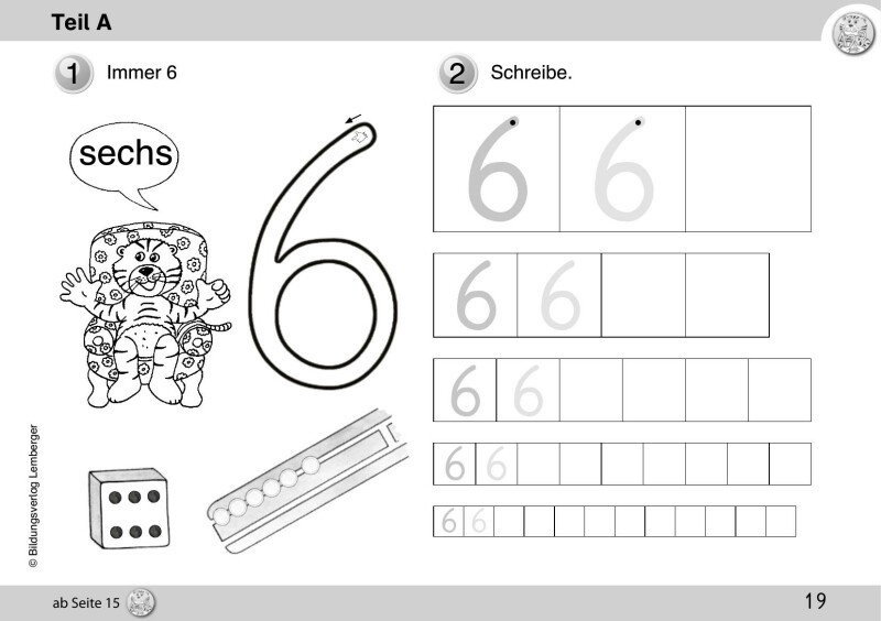 Mathetiger 1 NEU - Schulbuch Tigertrainer - Teil A (für das 1. Semester)