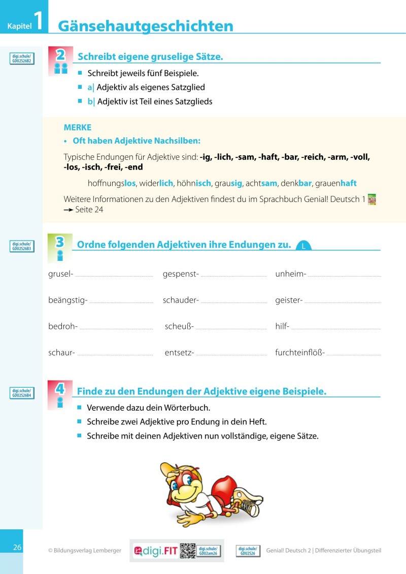 Genial! Deutsch 2 – Sprachbuch IKT LP’23 v.1.1 / Differenzierter Übungsteil