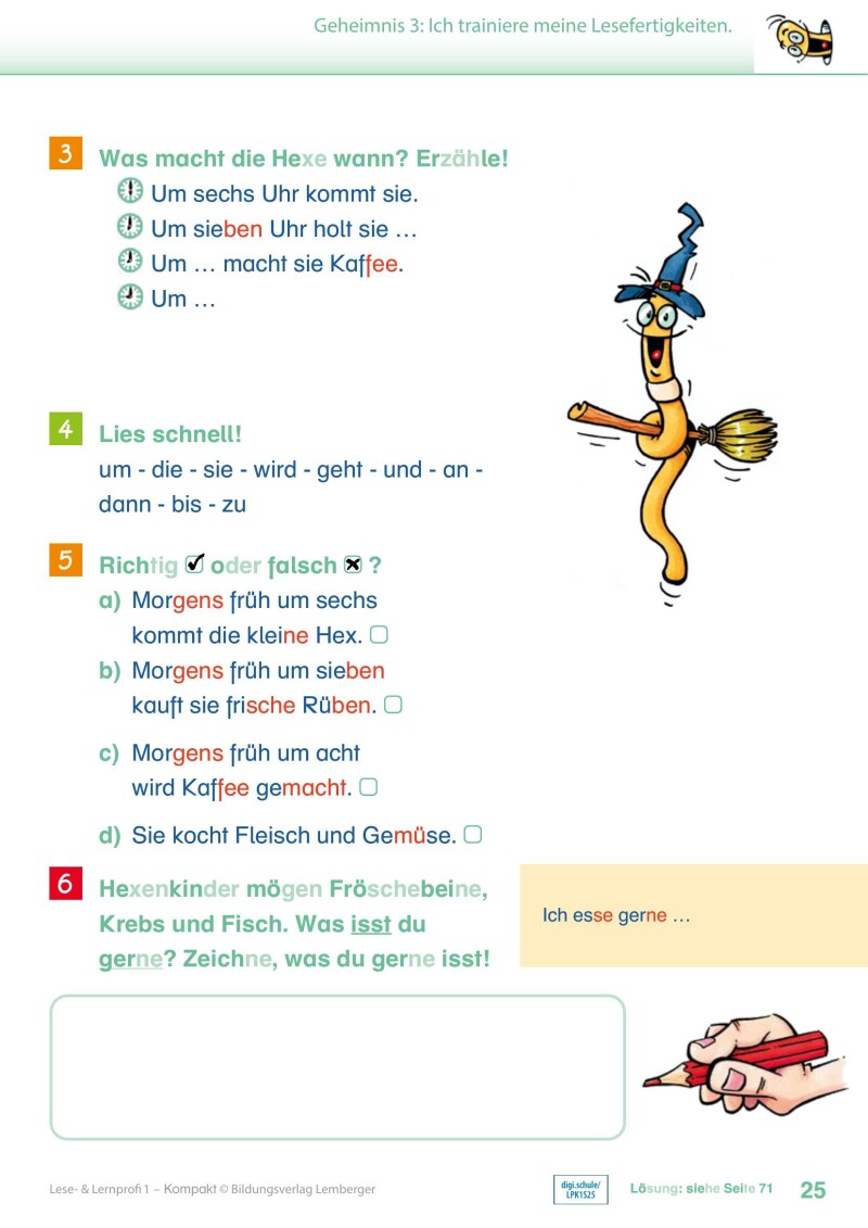 Lese- und Lernprofi 1 KOMPAKT LP’23 v1.1 / Schulbuch – silbierte Ausgabe