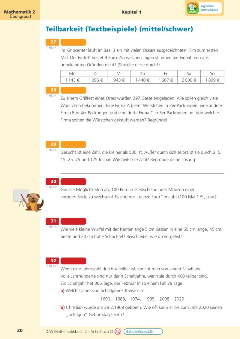 DAS Mathematikbuch 2 - Übungsteil IKT_Version 2.2: Mit Digitaler Grundbildung, Hörbuch, HÜ-/SÜ-Manager, Learning analytics