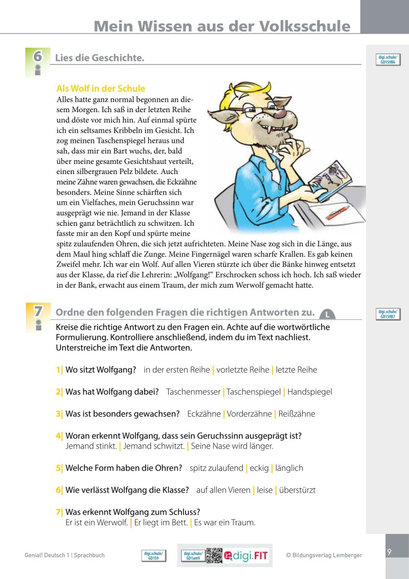 Genial! Deutsch 1 – Sprachbuch IKT LP’23 v.1.1 / Schulbuch