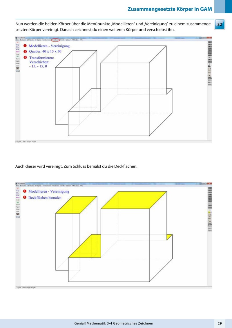 Genial! Mathematik 3-4 – Geometrisches Zeichnen – Schulbuch LP’23