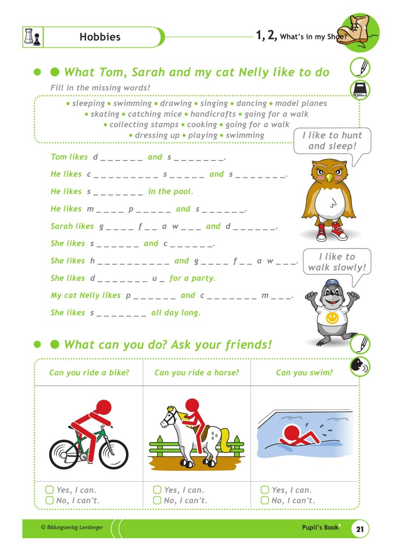 1,2, What's in my Shoe? - Pupil's Book 4