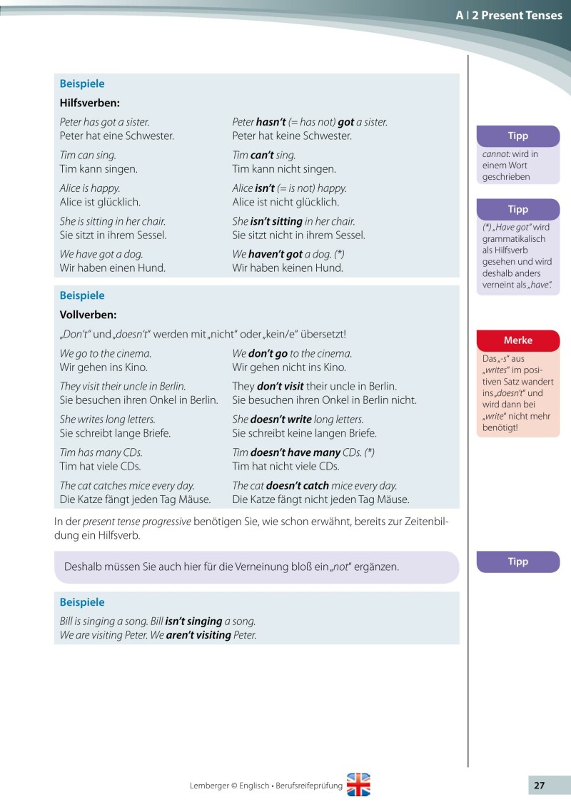 Berufsreifeprüfung Englisch - Erarbeitungsteil