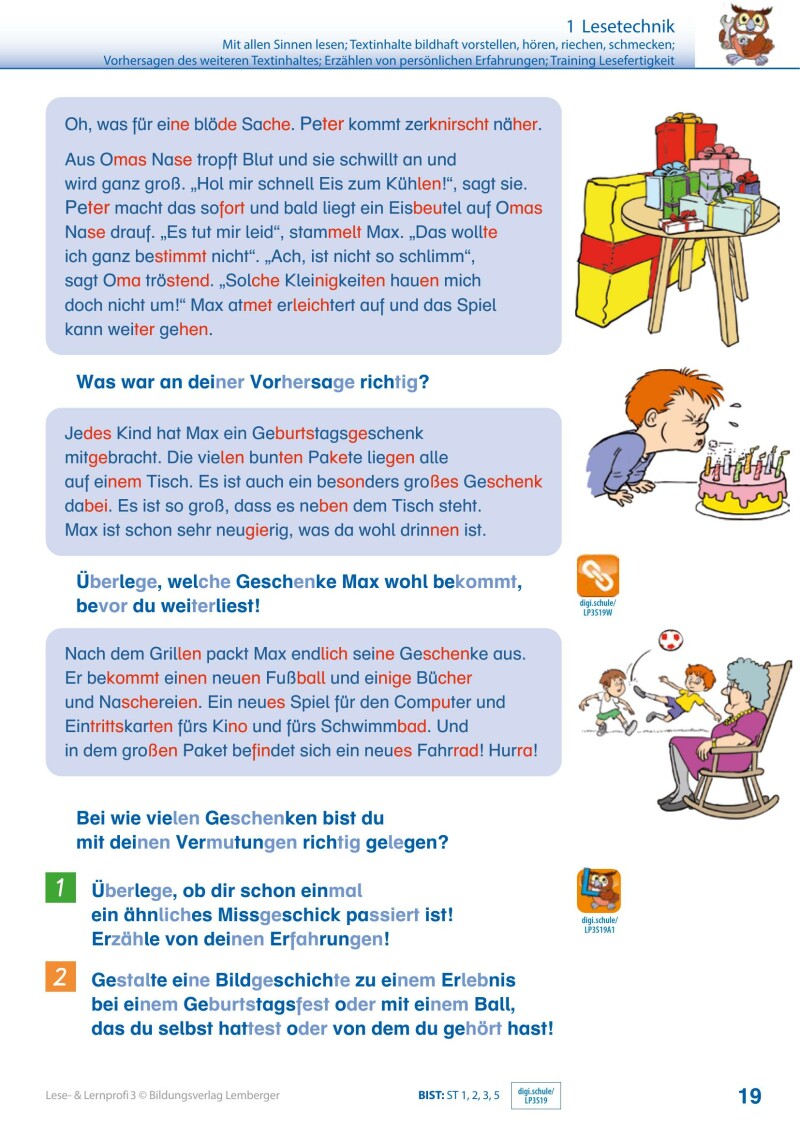 Lese- und Lernprofi 3 - Schulbuch: Silbierte Ausgabe_Version 3.1