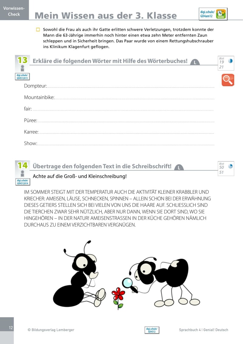 Genial! Deutsch 4 - eSquirrel Klassenlizenz