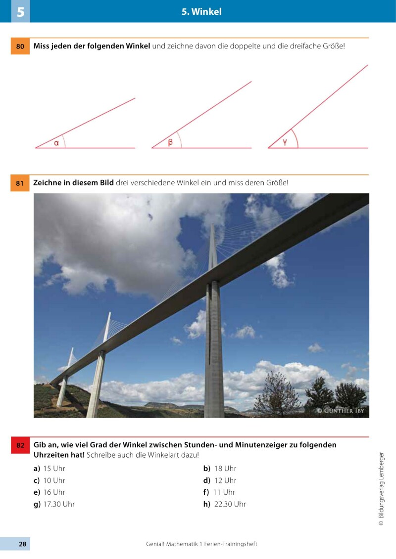 Genial! Mathematik 1 - Ich kann's!: Ferien-Trainings-Heft