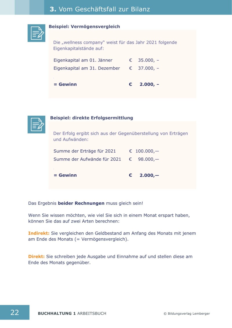 Buchhaltung 1 - Arbeitsbuch mit Lösungen