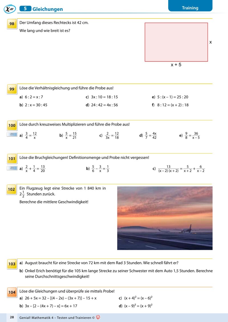 Genial! Mathematik 4 – Testen und Trainieren_LP’23