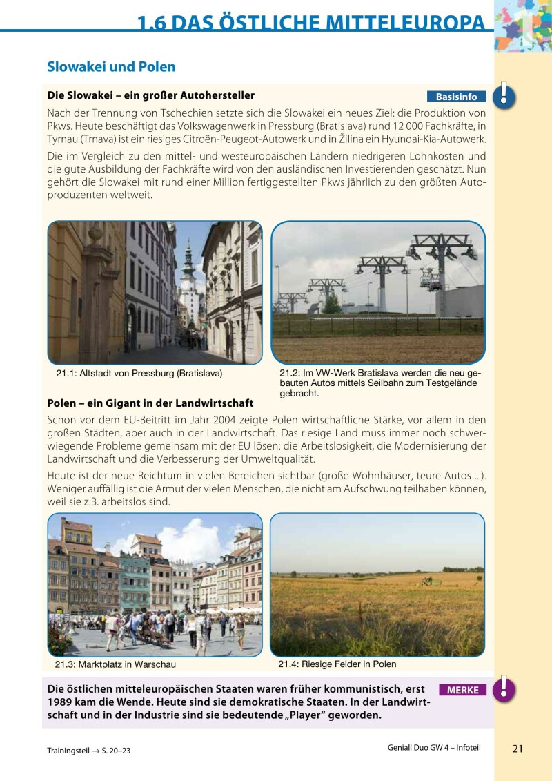 Genial! DUO Geographie/Wirtschaftskunde 4 - Info-Teil