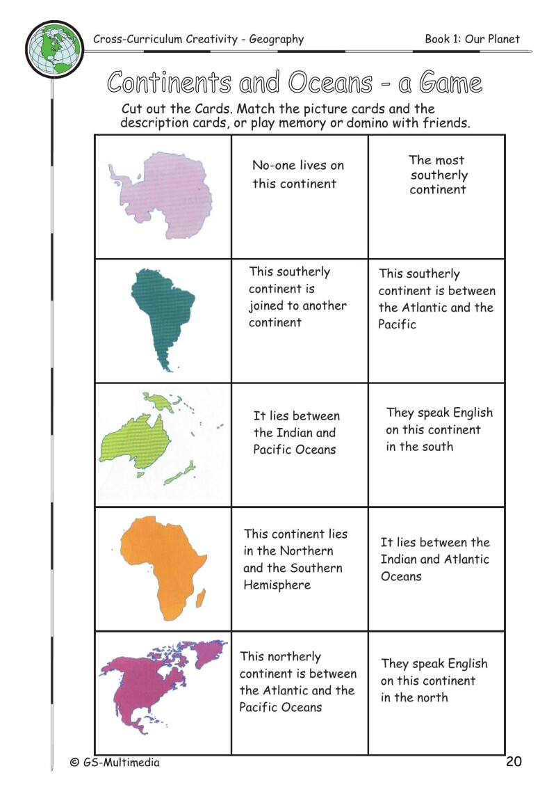 Cross Curriculum Creativity – Geography – Book 1: Our Planet