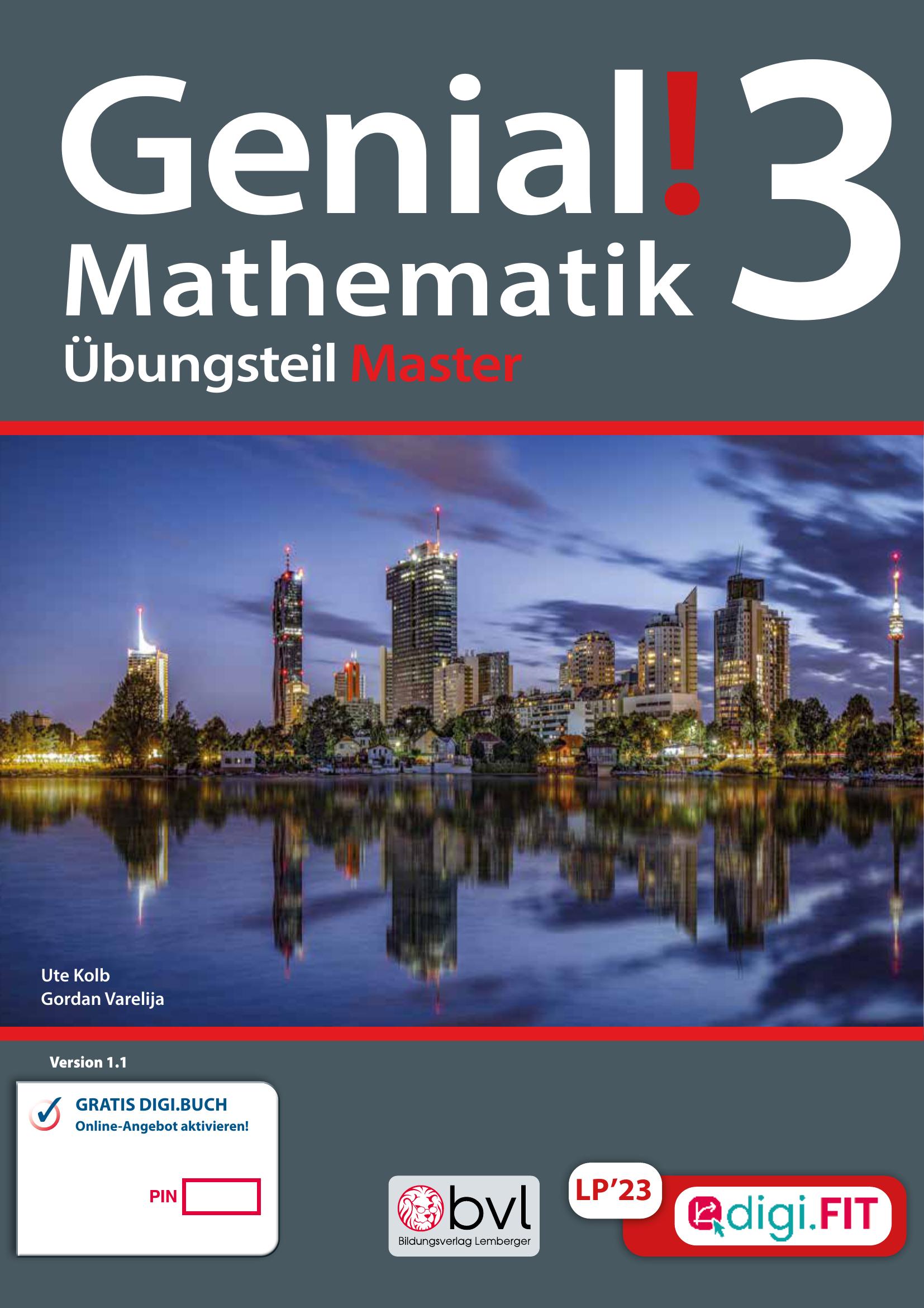 Genial! Mathematik 3 – Übungsteil IKT LP‘23 v1.1: Master Edition