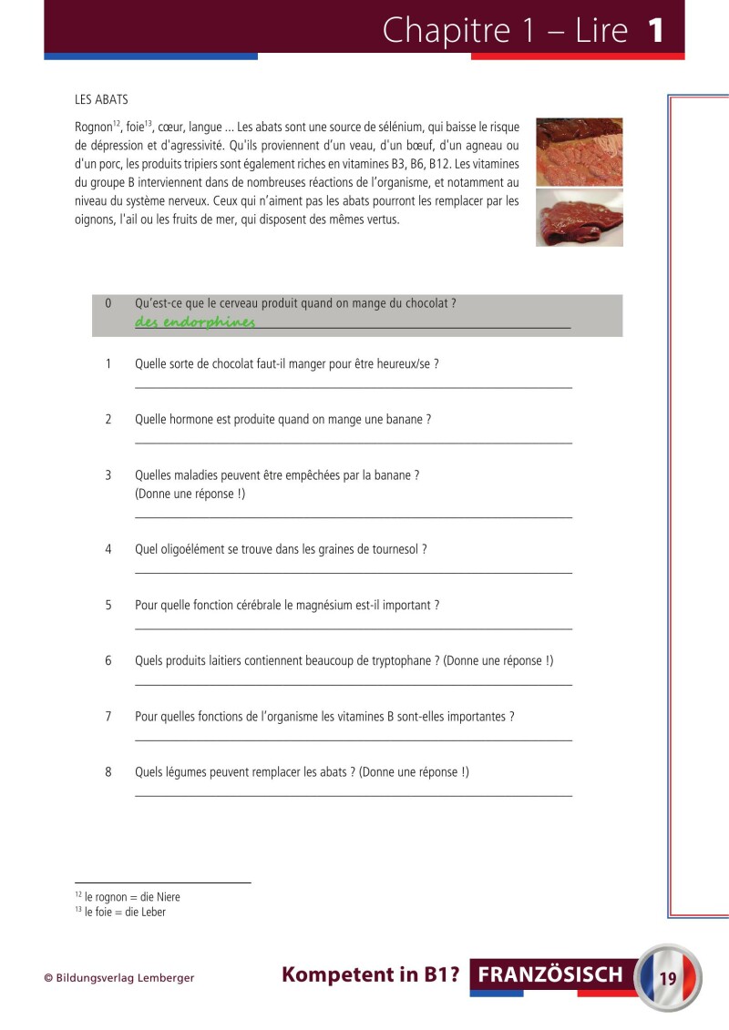 Französisch – Kompetent in B1?_Übungsbuch / mit Audio-Files; inkl. Audio-CD
