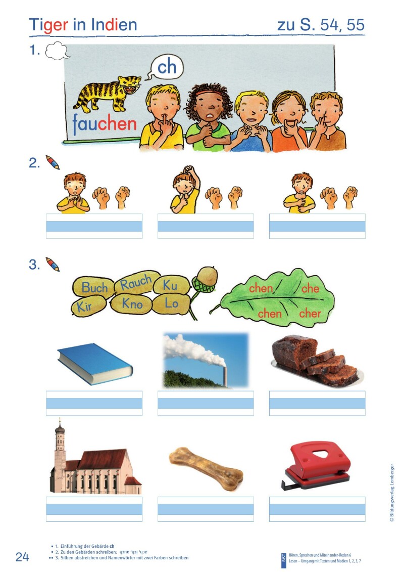 ABC der Tiere 1 - Schulbuch Kompaktausgabe: Lesen in Silben - Arbeitsheft - Teil B