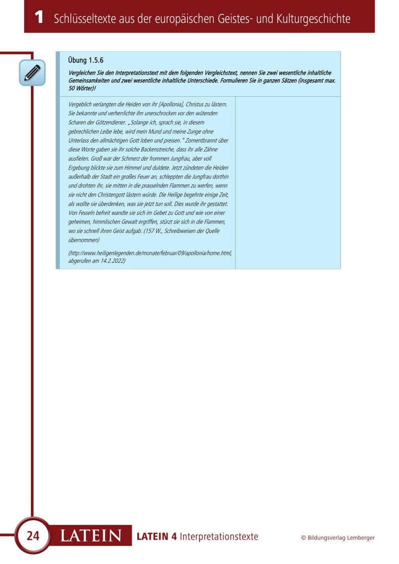 Vitae - Interpretationstexte Band 4 (für Latein vierjährig)