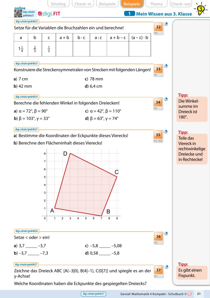 Genial! Mathematik Kompakt 4 IKT v2.2