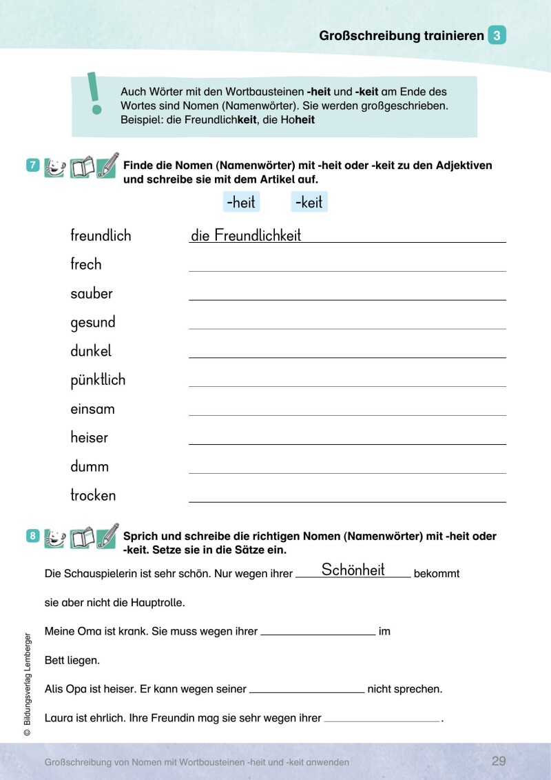 INDIGO - Silben-Themen-Wörterbuch: Arbeitsheft 3 - Rechtschreiben