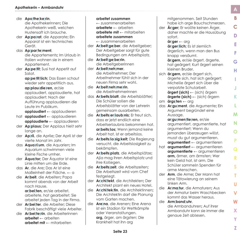 Stichwort DaZ - Lernwörterbuch für Deutsch als Zweitsprache. Ausgabe für die Sekundarstufe 1