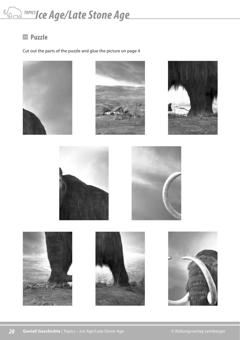 Genial! Geschichte 2 – topics 1: Ice Age – Neanderthal Man – Ötzi, the Iceman