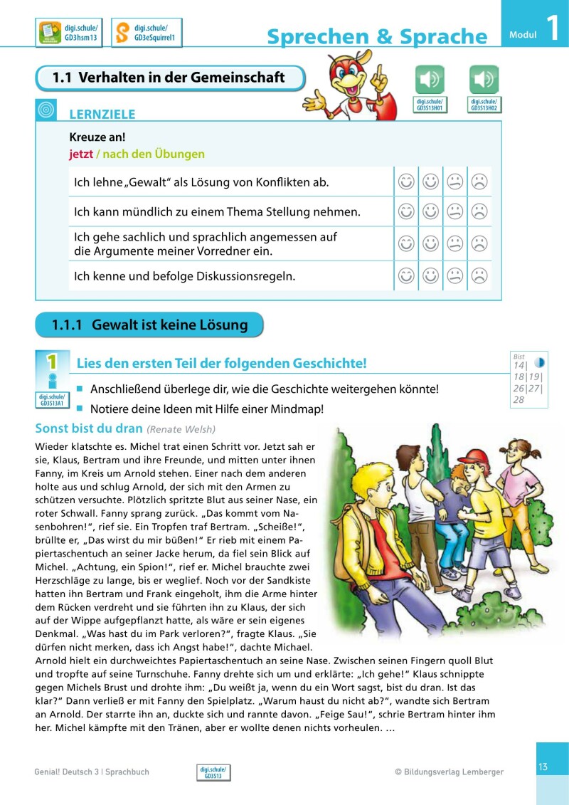 Genial! Deutsch 3 - eSquirrel Klassenlizenz