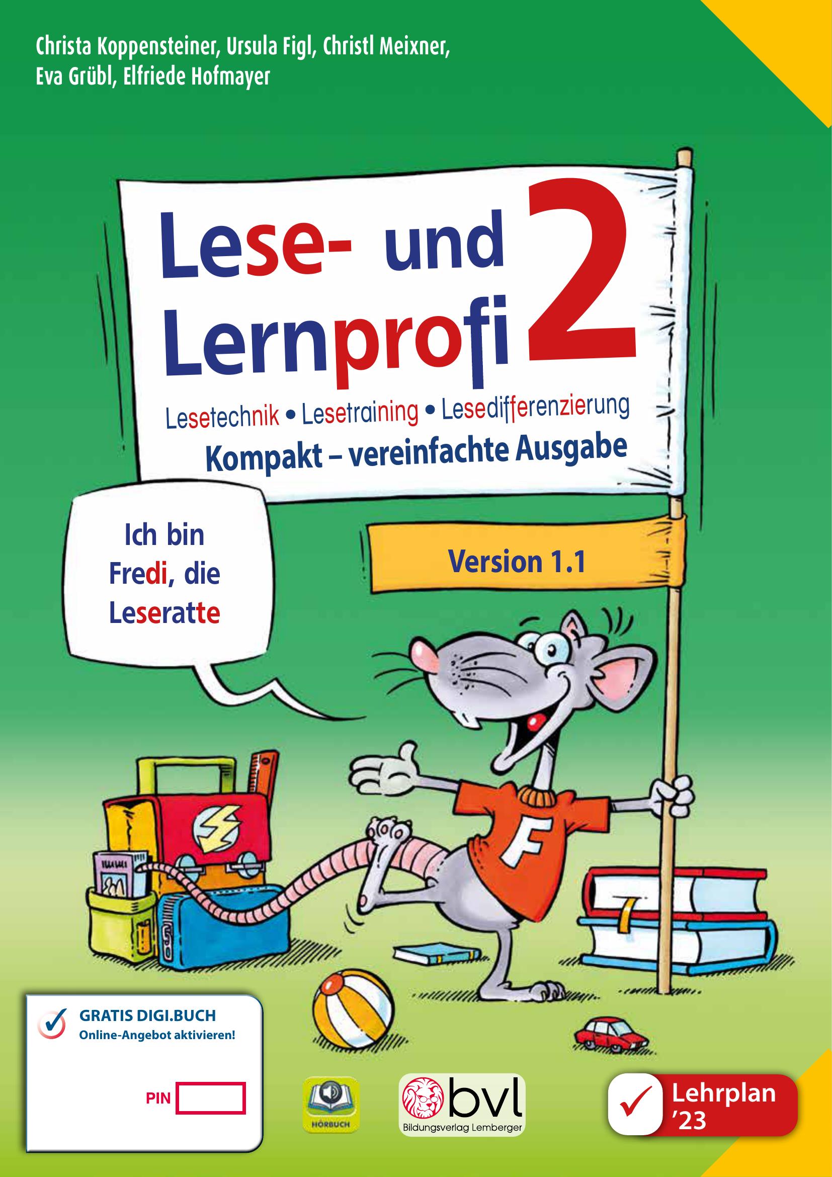 Lese- und Lernprofi 2 KOMPAKT LP’23 v1.1 / Schulbuch – silbierte Ausgabe