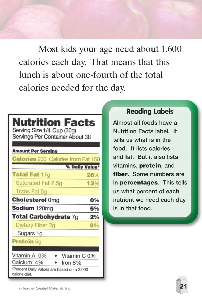 A1 – Count Me In! What’s for Lunch?