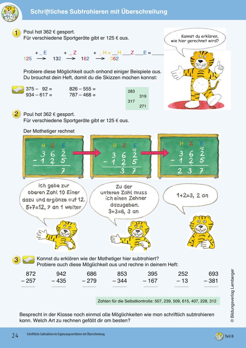 Mathetiger 3 - Schulbuch Teil B (für das 2. Semester)