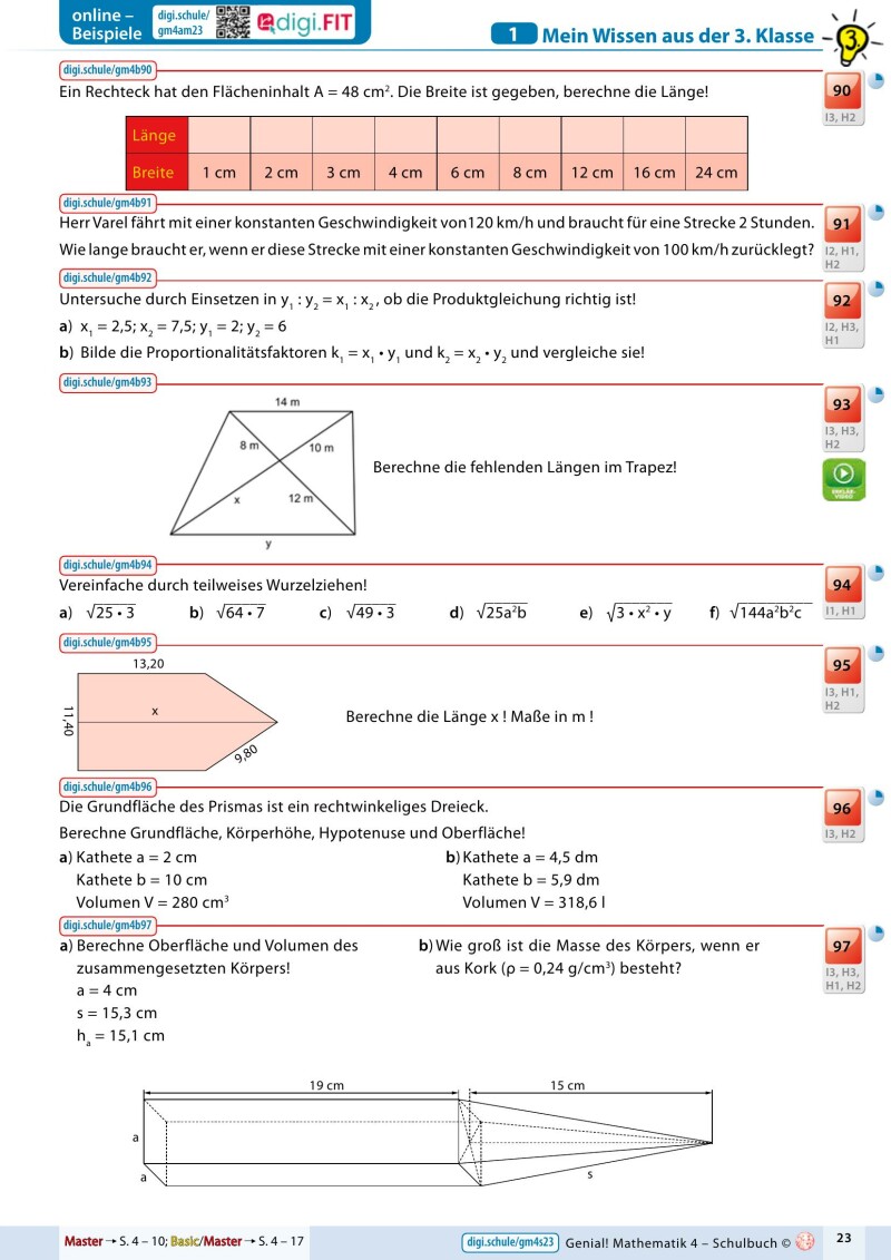 Genial! Mathematik 4 - eSquirrel Klassenlizenz