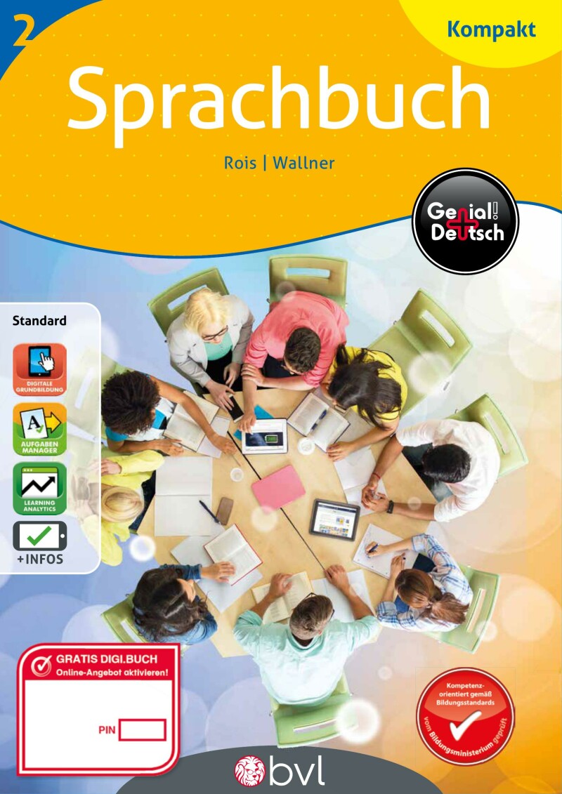 Genial! Deutsch 2 – Sprachbuch Kompakt IKT_Version 1.1: Schulbuch für das Leistungsniveau ”Standard”
