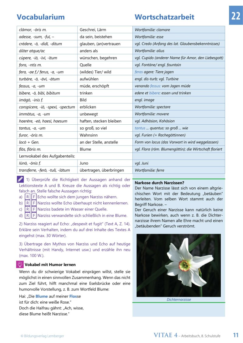 Vitae 4 / Schulbuch für die 4. Klasse Unterstufe v1.1