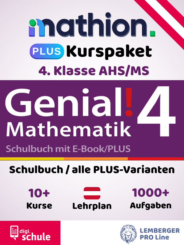 Mathion 4. Klasse AHS/MS – Genial! Mathematik 4