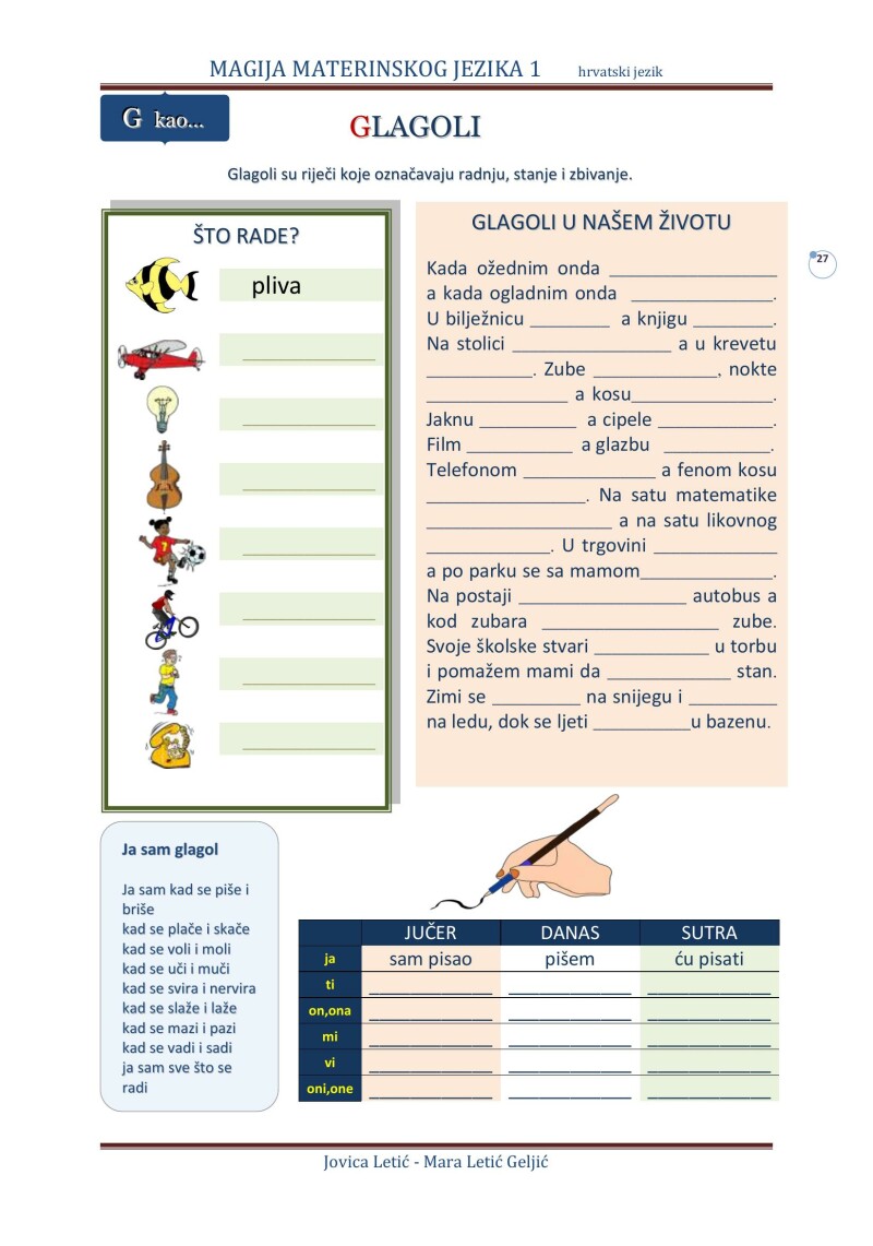 MAGIJA MATERINSKOG JEZIKA 1 hrvatski - DIE MAGIE DER MUTTERSPRACHE 1 kroatisch