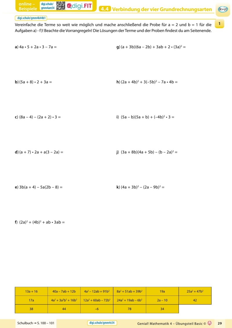 Genial! Mathematik 4 – Übungsteil IKT LP‘23 v1.1: Basic Edition