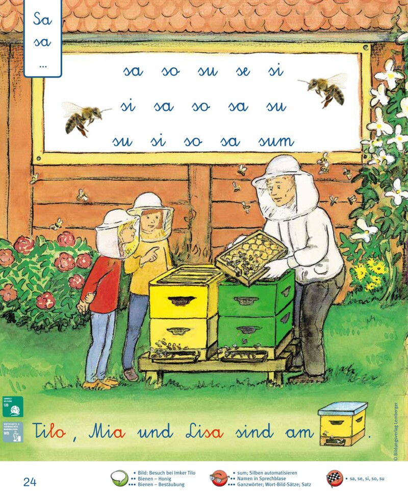 ABC der Tiere 1 – Schulbuch: Lesen in Silben – Silbenfibel Schreibschrift LP‘23 v1.1
