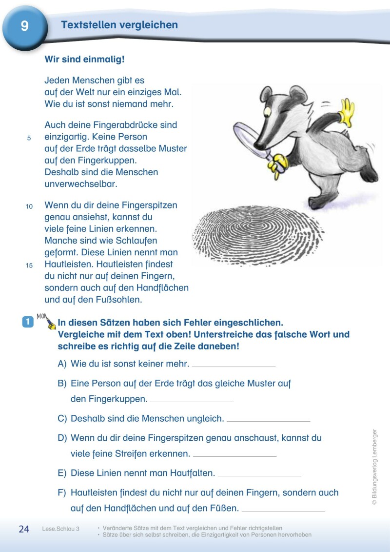 Lese.Schlau 3 - Lesebuch NEU