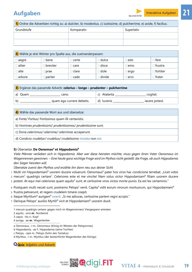 Vitae 4 / Schulbuch für die 4. Klasse Unterstufe_Langlatein LP’23 v1.1_Schulbuch